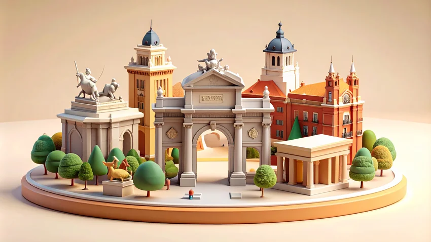 Miniatura ilustrada de Madri